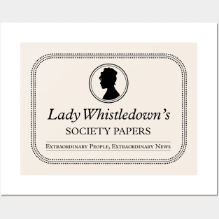 Lady Whistledown's Society Papers - Lady Whistledown of Bridgerton Posters and Art